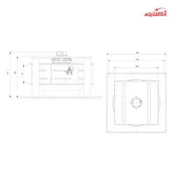 پلاگ فن 200 وات تک فاز نمره 25 دمنده مدل PEB-25/7A2S