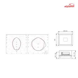 پروژکتور ال ای دی 65 وات آلتون رای مدل آیدیس AL-PD61 زاویه 120
