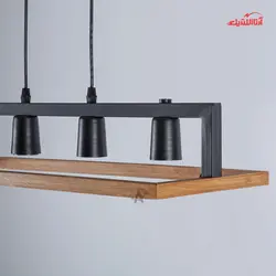 لوستر مدرن چشمه نور کد A1336/4-BK