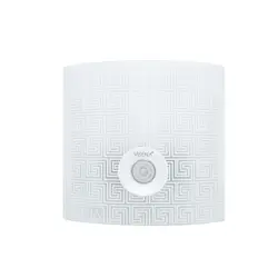 چراغ دیواری شیشه‌ای سنسوردار با پایه فلزی ویسنا مدل VS384