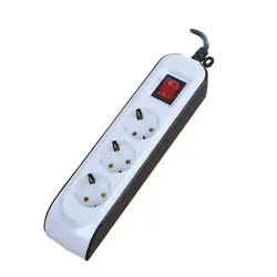 سه راهی برق ارت دار پارت الکتریک کابل 5 متری مدل 8762