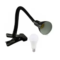 چراغ مطالعه گیره ای مدل CL-115 همراه با لامپ 7 وات مهتابی