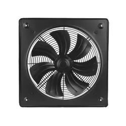 هواکش ایلکای نمره 45 دمنده تک فاز مدل هفت پر فلزی با قاب دمنده VIK-45A6S-H
