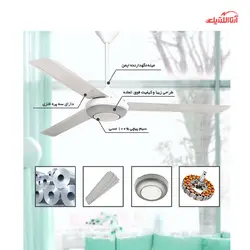 پنکه سقفی سه پره لونا مدل 111