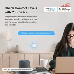 سنسور دما و رطوبت سونوف مدل SNZB-02 با پروتکل ZigBee