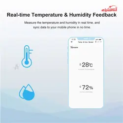 سنسور دما و رطوبت سونوف مدل SNZB-02 با پروتکل ZigBee