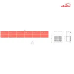 هواکش خانگی نمره 10 دمنده مدل هایلوکس VDI-10S2S