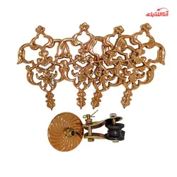 پنکه سقفی ریموت دار سوپر کوپر رینگ طلایی چهار پره ارشیا مدل 220 کد 2241