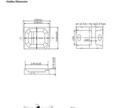 ال ای دی 2835 آفتابی نیم وات