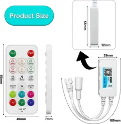 کنترلر دیجیتال موزیکال SP648E ریموت RF