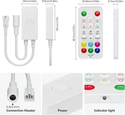 کنترلر دیجیتال موزیکال SP649E RGBW ریموت RF