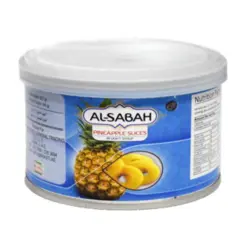 کمپوت آناناس حلقه ای ۲۲۷ گرمی الصباح مدل پک ۴ عددی