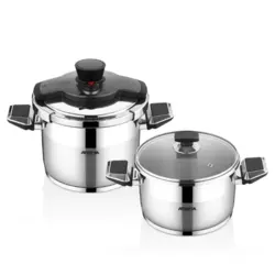 زودپز دو قلو کلیپسی عرشیا مدل PR116-2993