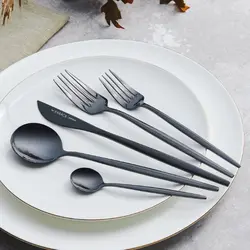 سرویس قاشق و چنگال 30 پارچه کاراجا Orion مشکی