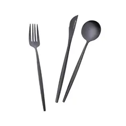 سرویس قاشق و چنگال 30 پارچه کاراجا Orion مشکی
