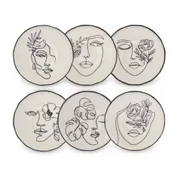 سرویس شیرینی خوری 6 پارچه کاراجا Face