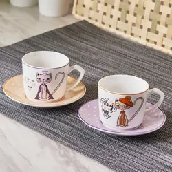 قهوه خوری 4 پارچه کاراجا Fancy Cat