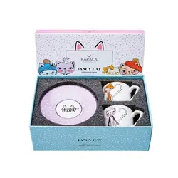 قهوه خوری 4 پارچه کاراجا Fancy Cat