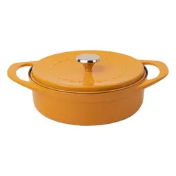 قابلمه چدنی پوت آرت سایز 26 زرد