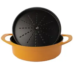 قابلمه چدنی پوت آرت سایز 26 زرد