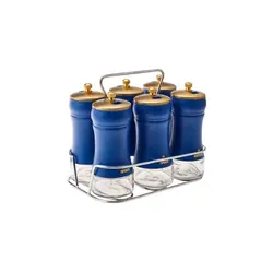 جا ادویه 7 پارچه کاراجا Blue Berry آبی