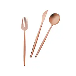 سرویس قاشق و چنگال 30 پارچه کاراجا Orion رزگلد