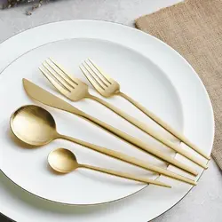 سرویس قاشق و چنگال 30 پارچه کاراجا Orion طلایی مات
