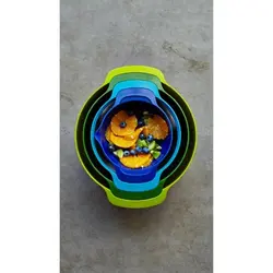 ست کاسه و پیمانه ۹ پارچه جوزف جوزف 40031 Nest Plus