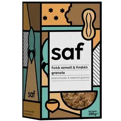 گرانولا بادام زمینی و فندق Saf حجم 250 گرم
