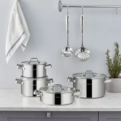 سرویس قابلمه استیل 8 پارچه کاراجا Noa PowerSteel 316