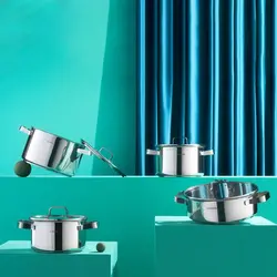 سرویس قابلمه استیل 8 پارچه کاراجا Noa PowerSteel 316