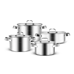 سرویس قابلمه استیل 8 پارچه کاراجا Noa PowerSteel 316
