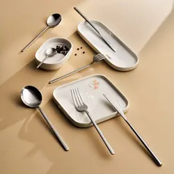 سرویس قاشق و چنگال 84 پارچه کاراجا Focus Elegance همراه با جعبه
