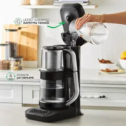 چایساز و قهوه ساز سخنگو کاراجا Caysever Robotea Pro Connect نقره ای