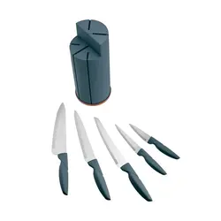 سرویس چاقو 6 پارچه کاراجا Proofcut سبز