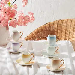 ست قهوه خوری ۶ نفره کاراجا Candy چند رنگ 90 میلی