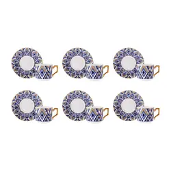 ست قهوه خوری ۶ نفره کاراجا Bergama چند رنگ 100 میلی