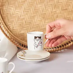 ست قهوه خوری ۶ نفره کاراجا Kedili چند رنگ 80 میلی