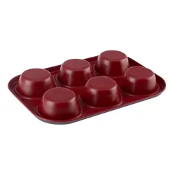 قالب کیک مافین ۶ تایی کاراجا Rossana قرمز