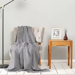 پتو رو مبلی کاراجاهوم Bety سرمه ای 170×130 سانتی