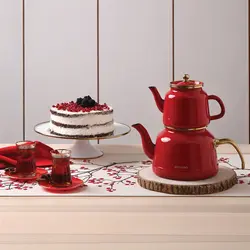 کیک خوری پایه دار امسان Troy سفید