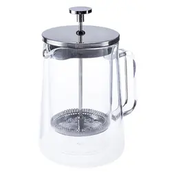 فرنچ پرس امسان Double Glass نقره ای 600 میلی