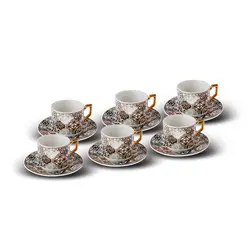 ست قهوه خوری ۶ نفره کاراجا Milas چند رنگ 100 میلی