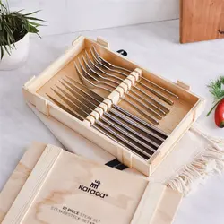 سرویس چاقو و چنگال استیک 12 پارچه کاراجا Pulse