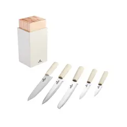 سرویس چاقو 6 پارچه کاراجا Viego کرم
