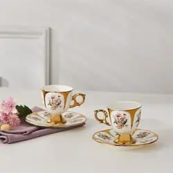 قهوه خوری ۲ نفره کاراجا Soke چند رنگ حجم 90 میلی