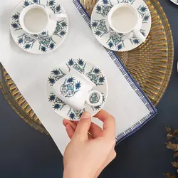 ست قهوه خوری ۶ نفره کاراجا Bursa چند رنگ 90 میلی