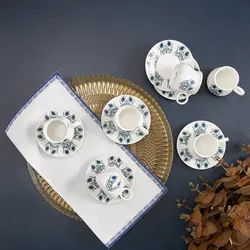 ست قهوه خوری ۶ نفره کاراجا Bursa چند رنگ 90 میلی