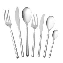 سرویس قاشق و چنگال 84 پارچه ۱۲ نفره ژومبو 6000 Roller نقره ای همراه با جعبه