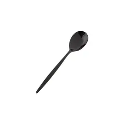 سرویس قاشق و چنگال 84 پارچه ۱۲ نفره ژومبو 5800 مشکی همراه با جعبه
